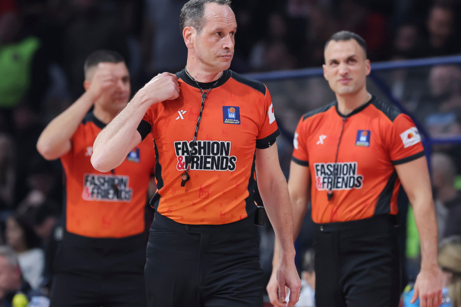 POZNATE SUDIJE ZA NOVI OKRŠAJ PARTIZANA I BUDUĆNOSTI: Admiralbet ABA liga izabrala evroligaške arbitre za duel u Beogradu!