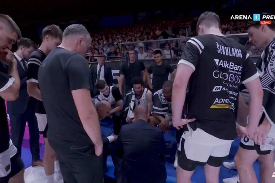 "BALŠA, PROBUDI SE..." HIT tajm-aut Bogdana Karaičića - evo kako je pokušao da razmrda Partizan! (VIDEO)