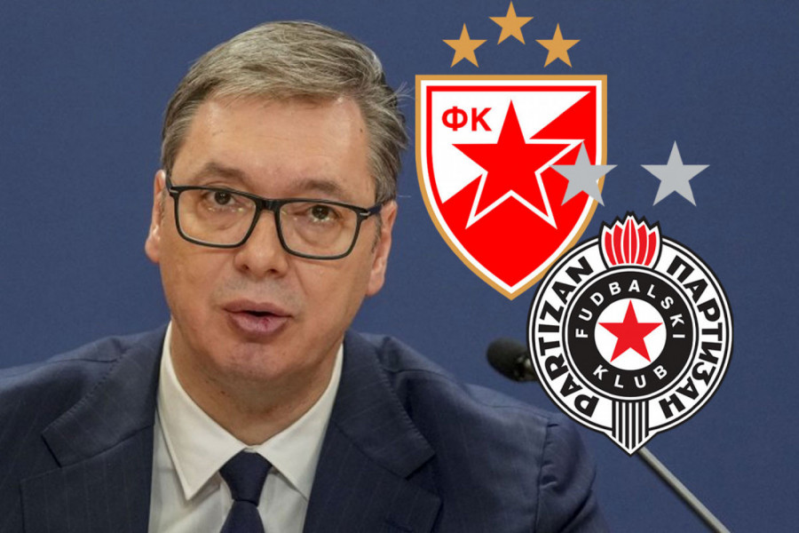 VUČIĆ O NACIONALNOM STADIONU, UFC, HUMSKOJ: "Savetujem i jednima i drugima da se, poput Intera i Milana, prijave za taj objekat"