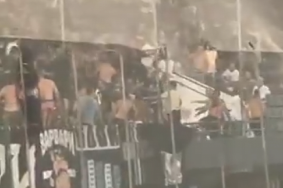 EKSPLOZIJA BESA u Tbilisiju: Protesti zbog Rusa na SP, gorela zastava nasred ulice