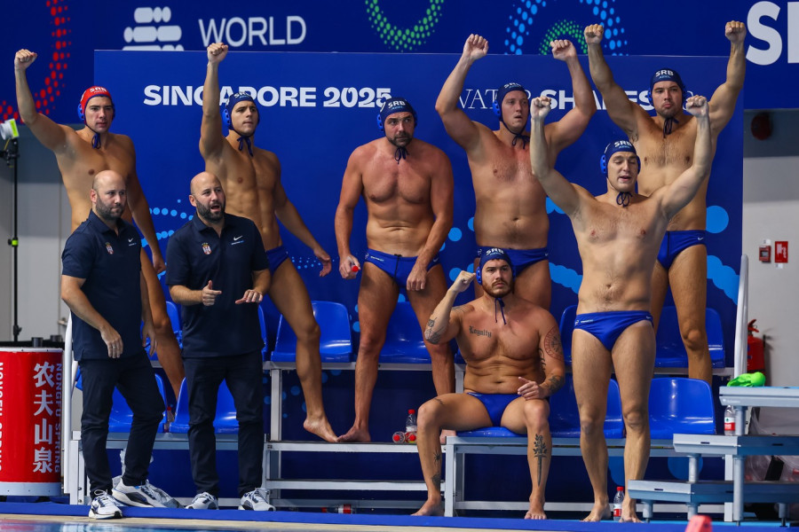 MOĆNA SRBIJA SE PROŠETALA DO POLUFINALA SVETSKOG PRVENSTVA: Delfini rastužili Udovičića i SAD, za finale protiv komšija!