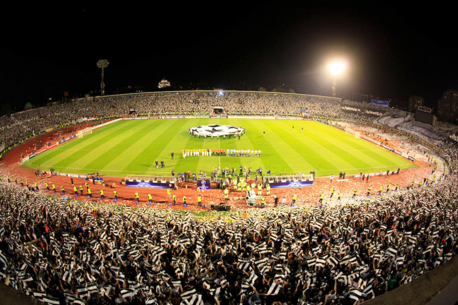 LEPE SCENE U HUMSKOJ: Grobari opravdali podršku - Evo koliko ljudi je trenutno na stadionu Partizana!