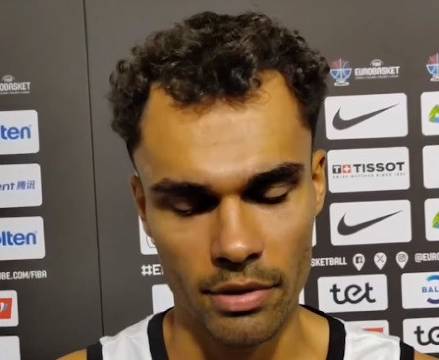 Da Silva nakon plasmana u finale Evrobasketa