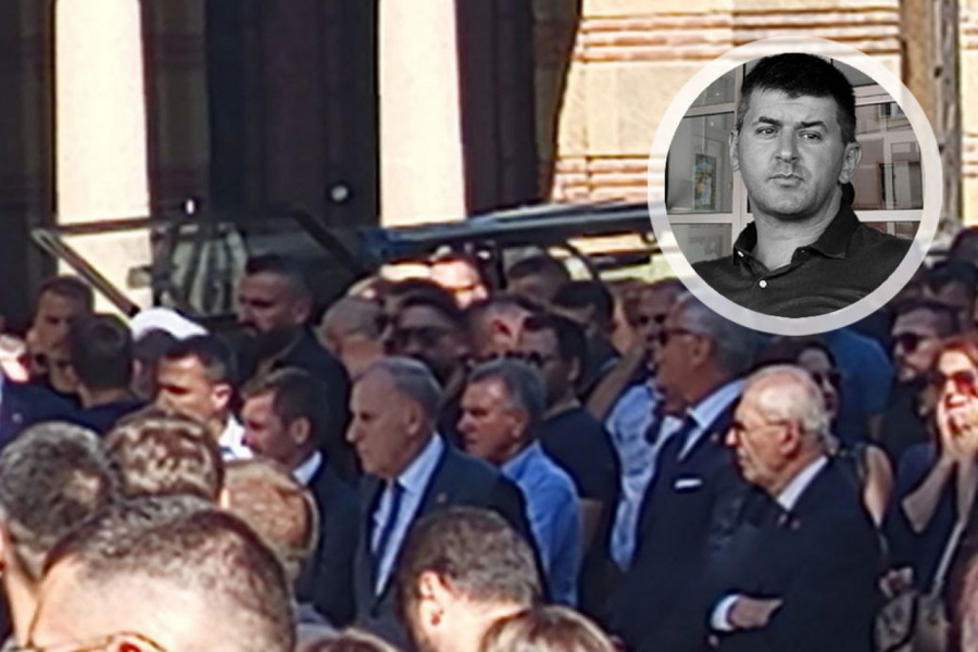 SKRHANI OD BOLA! Delegacija Crvene zvezde na poslednjem ispraćaju Dekija Milovanovića! (FOTO)