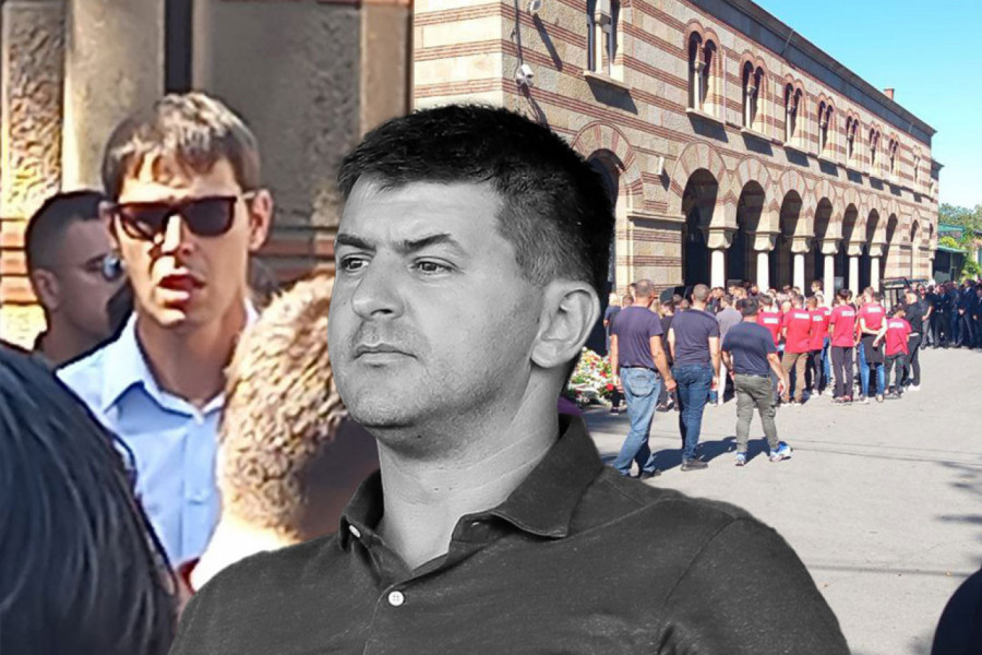 SRCEPARAJUĆE! Nikola Žigić potpuno SLOMLJEN na sahrani Dekija Milovanovića (FOTO)