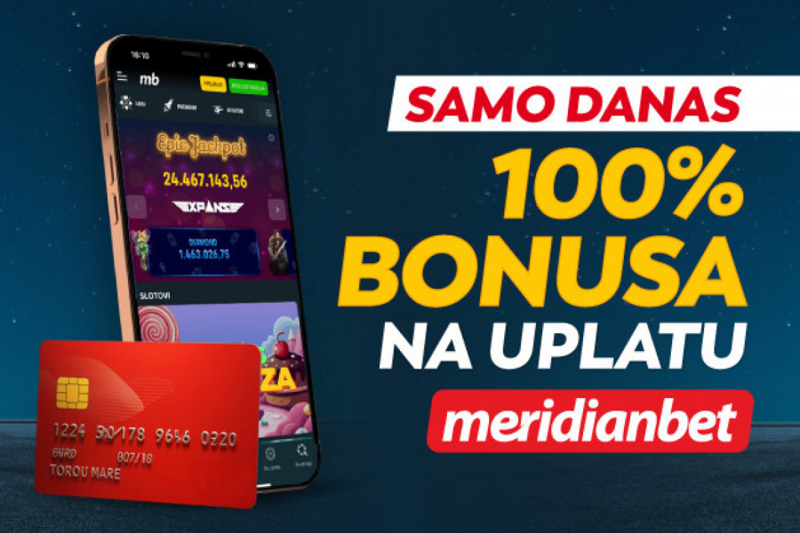 PRILIKA KOJA SE NE PROPUŠTA: SAMO DANAS – UZMI 100% BONUSA!