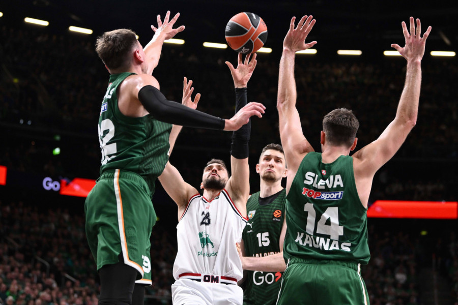 GUDURIĆ "PLESAO" U KAUNASU: Olimpija od minus 16 do ubedljive pobede - Žalgiris posle Zvezde pao i kod kuće!