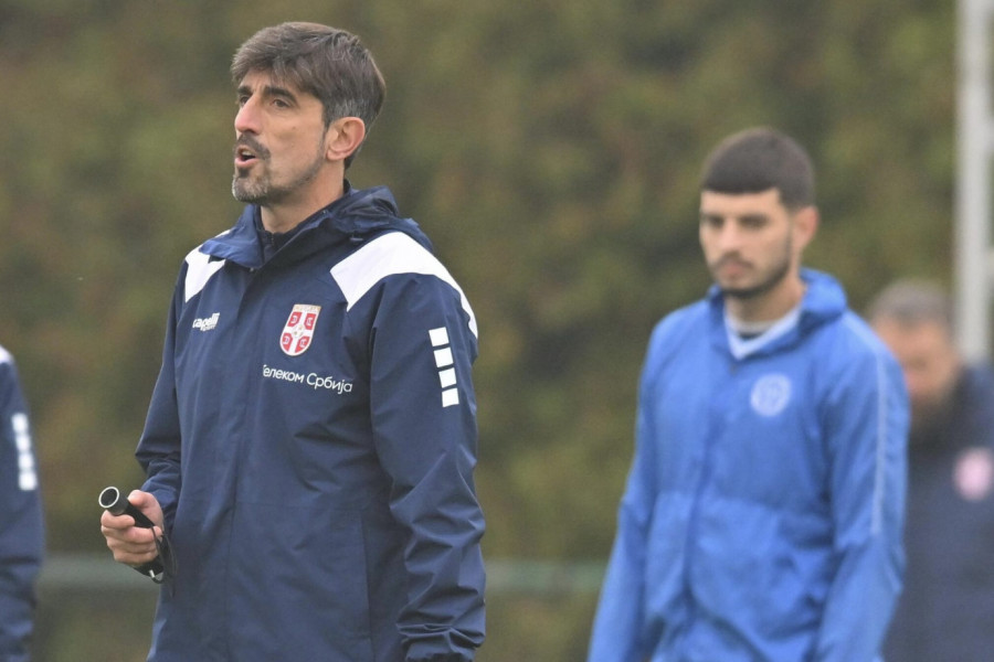 JAKI TRENINZI REPREZENTACIJE: Paunović spremao fudbalere Srbije protiv filijala Crvene zvezde i Partizana! (FOTO)
