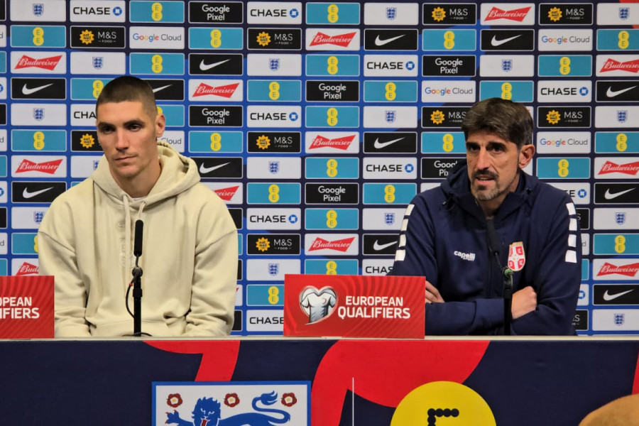 KONFERENCIJA ZA MEDIJE VELJKA PAUNOVIĆA: Bleki Milenković i selektor Srbije poslali moćnu poruku pred duel sa Englezima! (VIDEO)