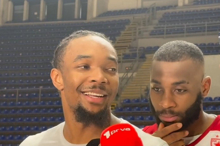 KODI ASISTIRAO GREJEMU NA NEVEROVATAN NAČIN: Košarkaši Zvezde napravili šou na treningu (VIDEO)