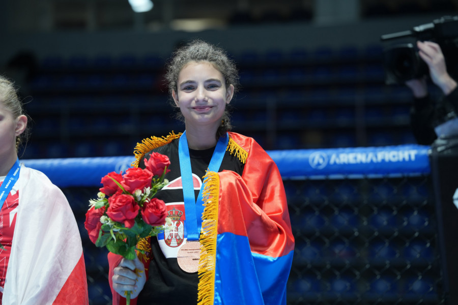 PRVA MEDALJA ZA SRBIJU NA EVROPSKOM PRVENSTVU U MMA: Una Mihajlović osvojila bronzu