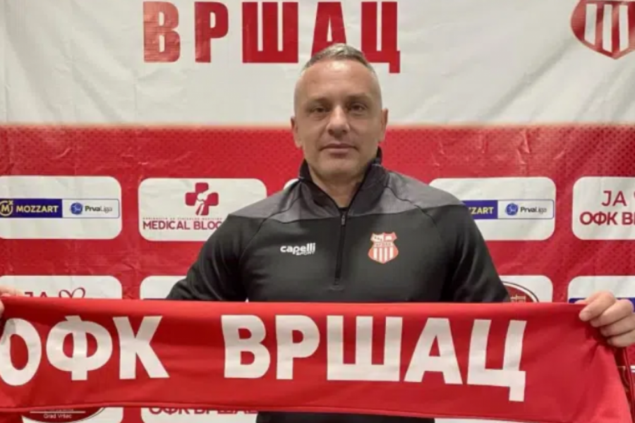 STABILNOST PRIORITET: Rakočević ostaje na klupi OFK Vršca