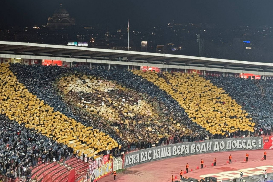 UEFA SE OSRAMOTILA: Žestoka kazna za Zvezdu zbog koreografije sa SVETIM SIMEONOM!