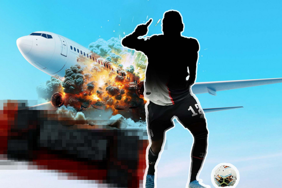 HAOS U AVIONU! Poznati fudbaler pretio saigračima bombom - STRAVIČNE SCENE! (VIDEO)