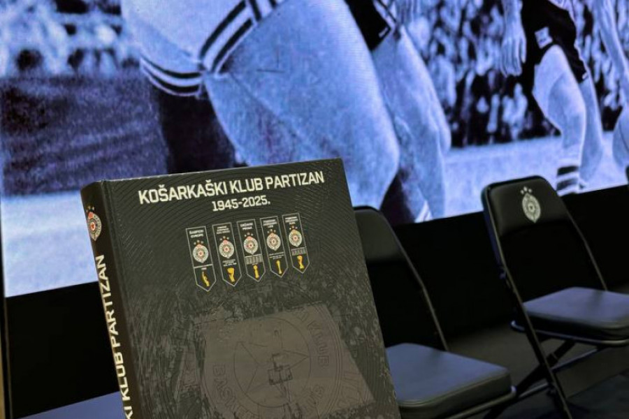 PROMOCIJA MONOGRAFIJE PRED MEČ SA BASKONIJOM: U čast osamdeset godina KK Partizan (FOTO)