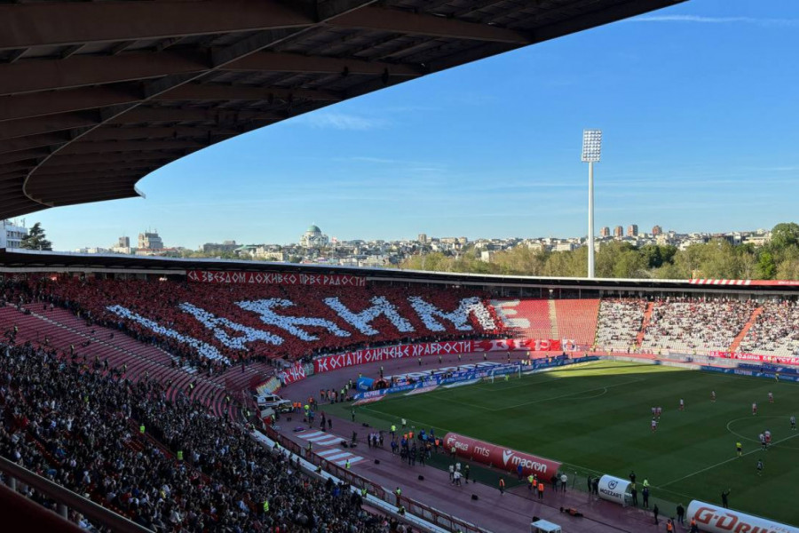 JEZIVA PORUKA DELIJA NA DERBIJU! Nikome nije svejedno kada vidi ovo! (FOTO)