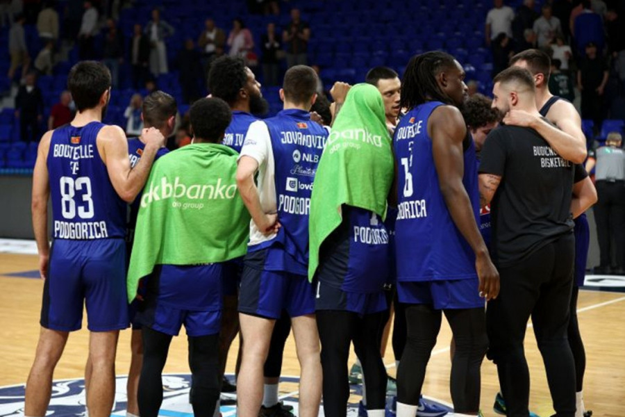 ABA LIGA: Budućnost zakoračila ka polufinalu - rutinskom pobedom odbranjen domaći teren